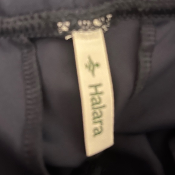 Halara Navy Wide Leg Pants Pleated Trousers Size S - Picture 9 of 10